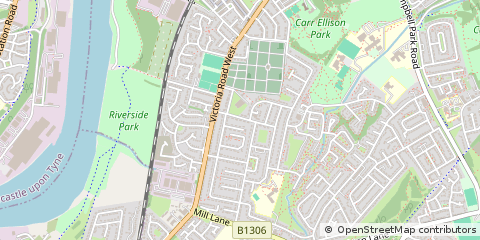 Map of Hebburn