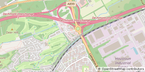 Map of Livingston, Midlothian