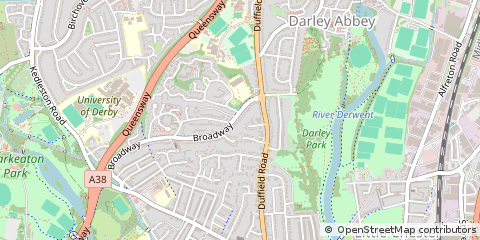 Map of Derby