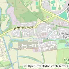 Map of Cranleigh, Surrey