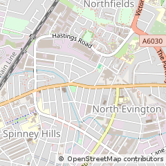 Map of Leicester