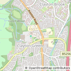 Map of Chorley, Lancashire
