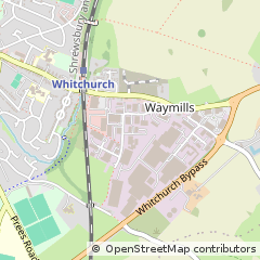 Map of Whitchurch, Shropshire