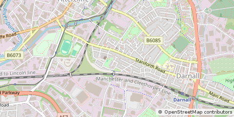 Map of Sheffield