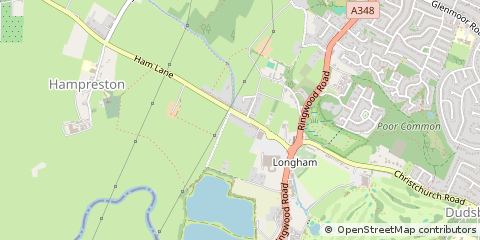 Map of Ferndown