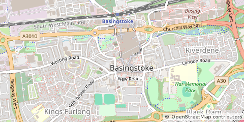 Map of London, Hampshire