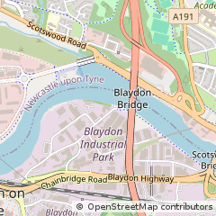 Map of Tyne & Wear