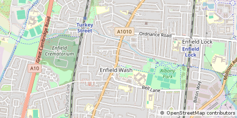 Map of Enfield
