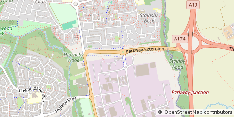 Map of Stockton-on-Tees