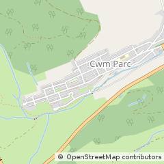 Map of Treorchy, Rhondda Cynon Taff