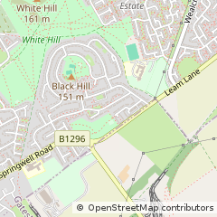 Map of Gateshead, Tyne & Wear