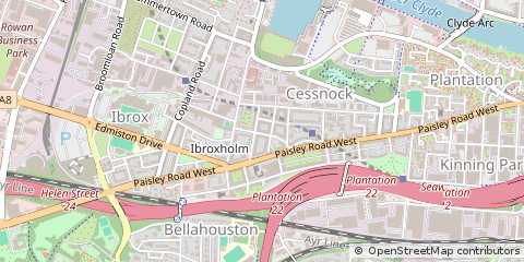 Map of Glasgow