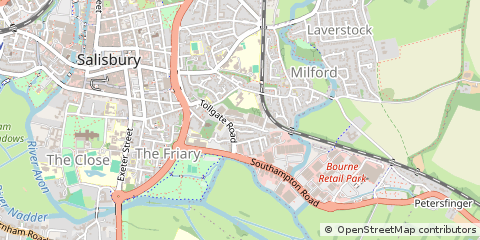 Map of Salisbury