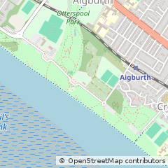 Map of Liverpool, Merseyside