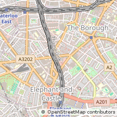Map of Borough Road, London