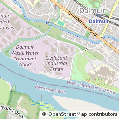 Map of Clydebank, West Dunbartonshire