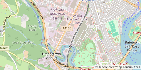 Map of Cardiff
