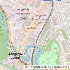 Map of Cardiff