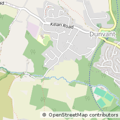 Map of Swansea, West Glam