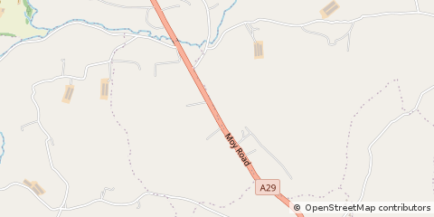 Map of Dungannon, Co Tyrone