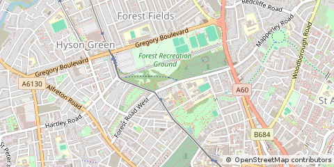 Map of Nottingham