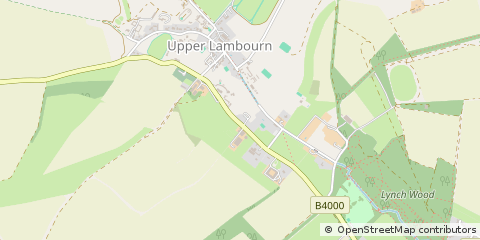 Map of Hungerford, Berkshire