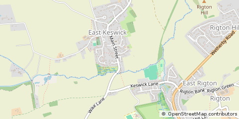 Map of Leeds, West Yorkshire