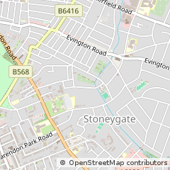 Map of Leicester
