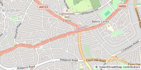 Map of Birmingham