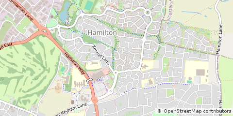 Map of Leicester