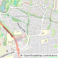 Map of Leicester