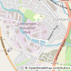 Map of Cwmbran