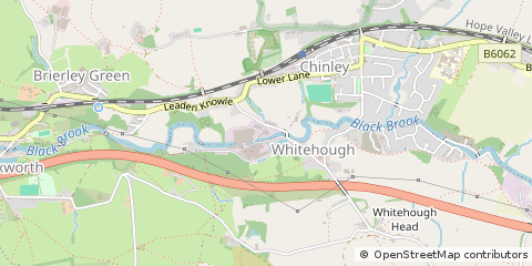 Map of Stockport, High Peak