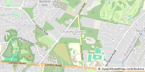 Map of Ascot, Berkshire