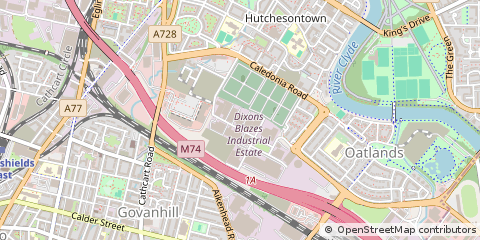 Map of Glasgow