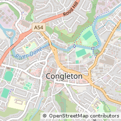 Map of Congleton, Cheshire