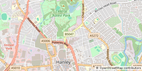 Map of Stoke-on-Trent