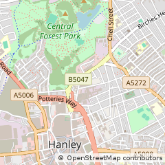 Map of Stoke-on-Trent