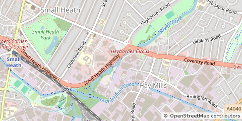 Map of Birmingham