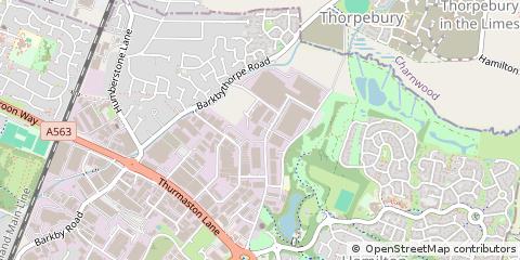 Map of Leicester, Leicestershire
