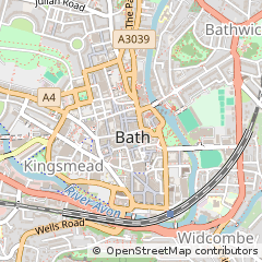 Map of Bath