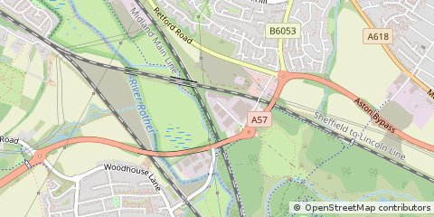 Map of Sheffield