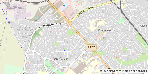 Map of Stockton-on-Tees