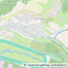 Map of Kidwelly, Carmarthenshire