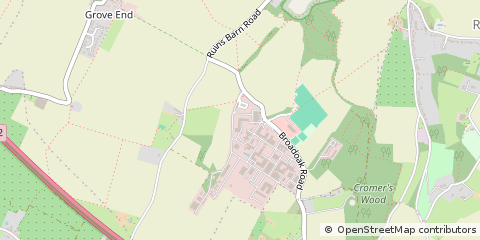 Map of Sittingbourne, Kent
