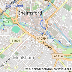Map of Chelmsford