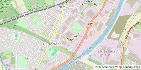 Map of Irlam,, Manchester
