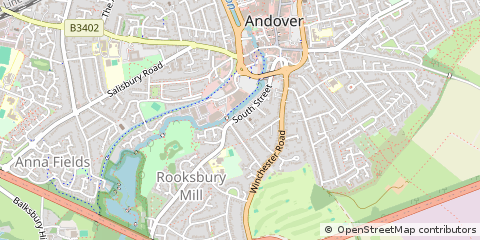 Map of Andover