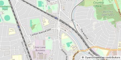 Map of Wembley, Middlesex