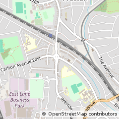Map of Wembley, Middlesex